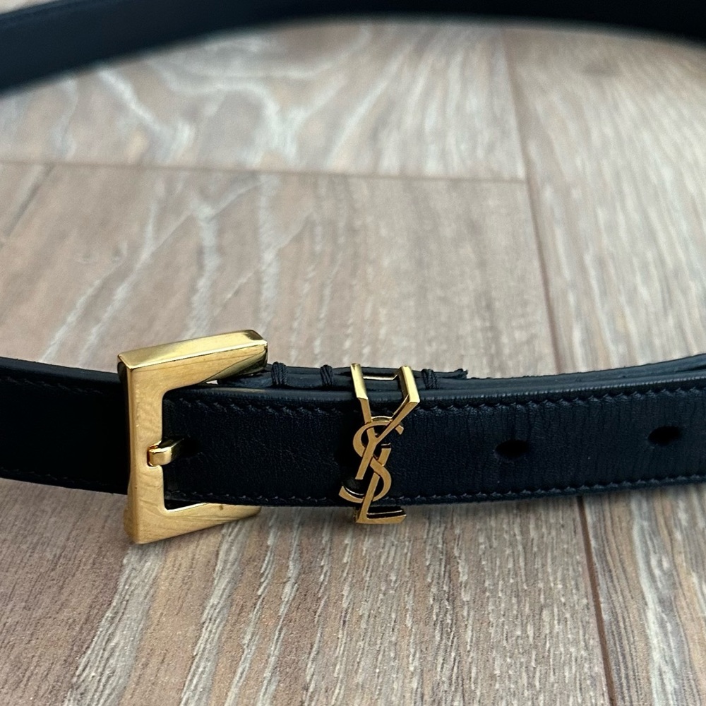 Saint Laurent Leather Belt